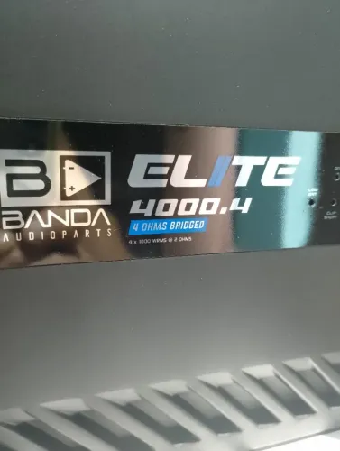 banda 4000.4 rms 2ohms brigde 4 ohms seminovo