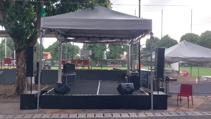 Som, Iluminação, Tenda e Palco (Locação eventos)