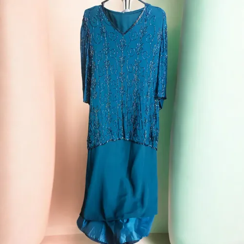 Conjunto de vestido de festa tamanho GG