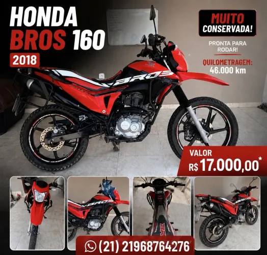 Honda Bros, muito nova...