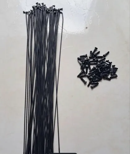 Raios Pillar 2015. 298mm. 54 peças. Acompanha niples aluminio.