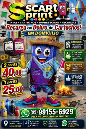Promoção em dobro em domicílio sem taxa de deslocamento 
