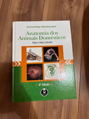 Anatomia dos Animais Domésticos - Texto e Atlas Colorido | 6ª Edição