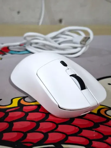 Mouse Fire Phoenix branco