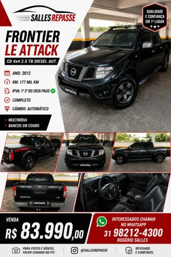 Nissan Frontier LE Attack CD 4X4 2.5 TB Die.aut 2012