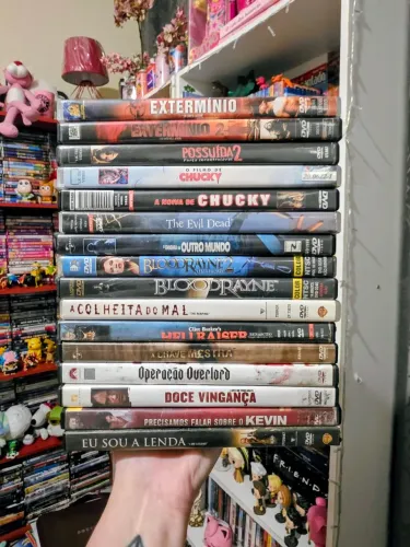 Lote DVD Filmes de Terror - The Evil Dead, O Enigma do Outro Mundo, Hellraiser