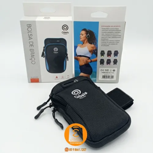 Pochete Fitness, Esportivo Bolsa de Braço Unissex para Celular, Braçadeira