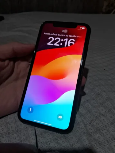 iPhone XR 128GB Preto - Funcionando 100% - Trincado Atrás - Barato!