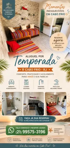 Alugo Kitnet para Temporada