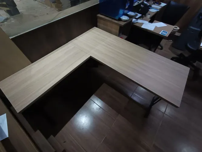 Mesa escritório L sem gaveta 150x150x60 Entregamos com frete