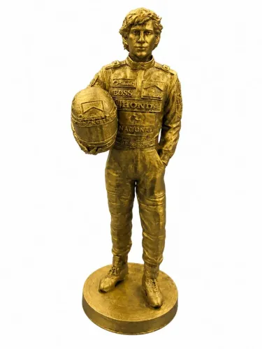 Escultura impressão 3D - Ayrton Senna
