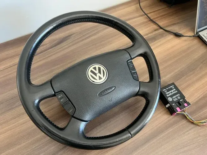 Volante Multifuncional Golf Mk4,5, Passat V6 B5, Bora + Rele (Usado)