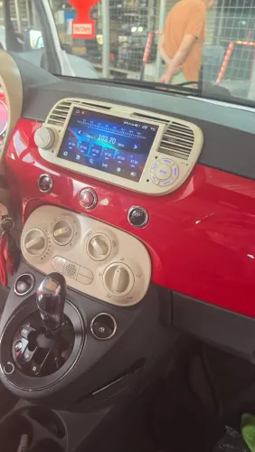 Multimídia Android específica Fiat 500