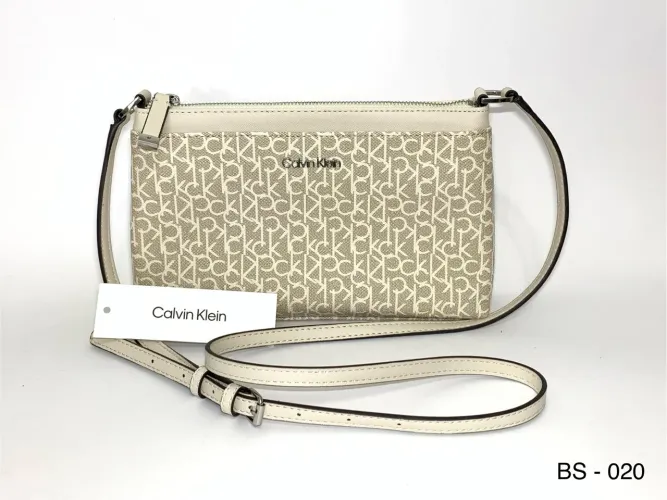 Bolsa Calvin Klein TSJ - Cor Baunilha (Original)