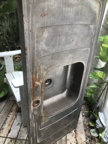 Vendo balcão de Inox com cuba