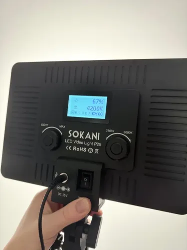 Painel Led Sokani P25 - iluminação para foto e vídeo