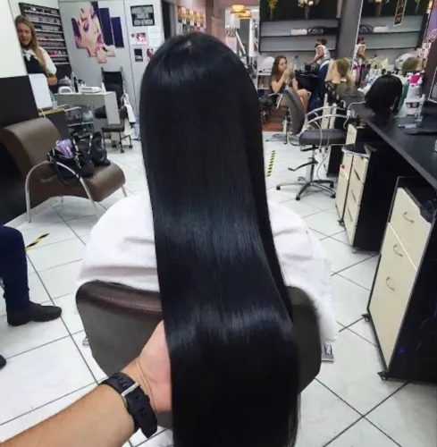 Cabelo bio humano preto
