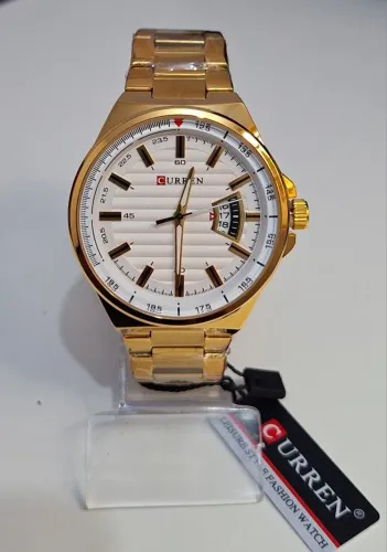 Relógio curren dourado masculino (novo Original)