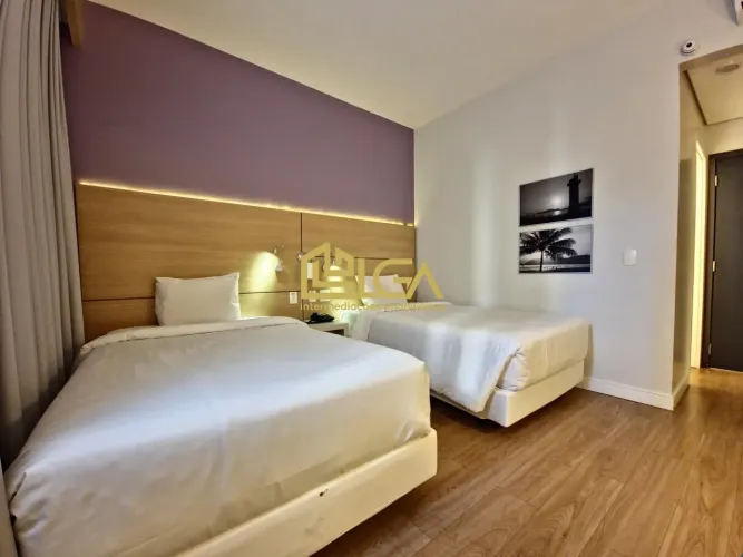 Studio Mobiliado à Venda no Stay Santos  Pompeia, Quadra da Praia