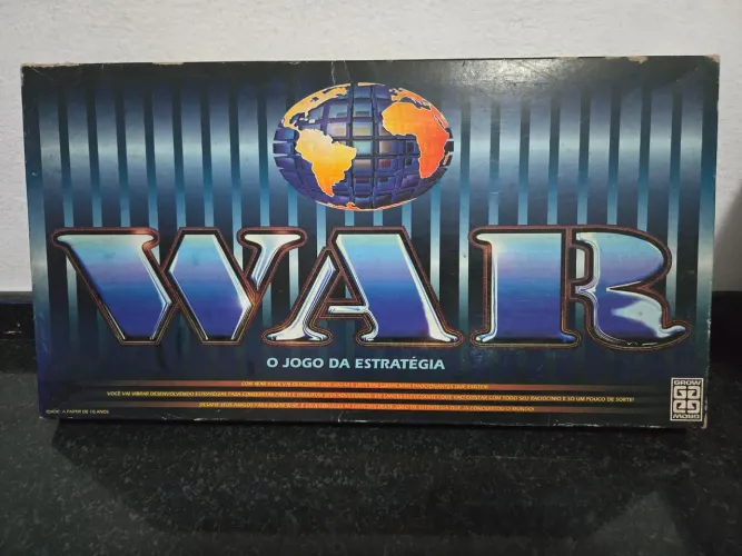 Jogo War Clássico Antigo (Grow) - Década de 90