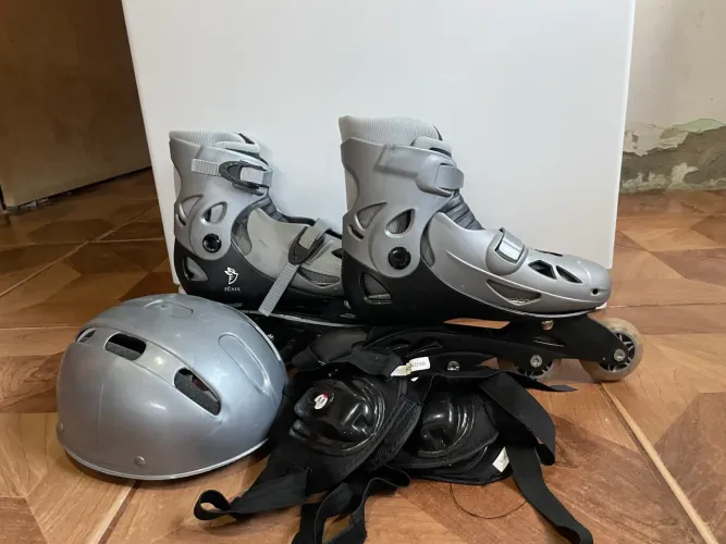 Patins tamanho 38-41 seminovo - com acessórios