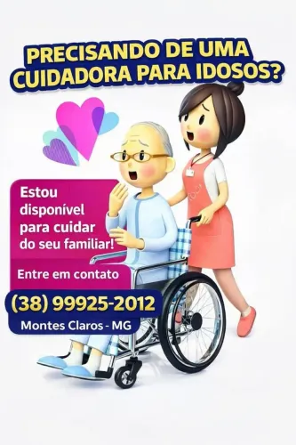 Disponível para Faxinar sua casa precisa de cuidadora pode chamar também 