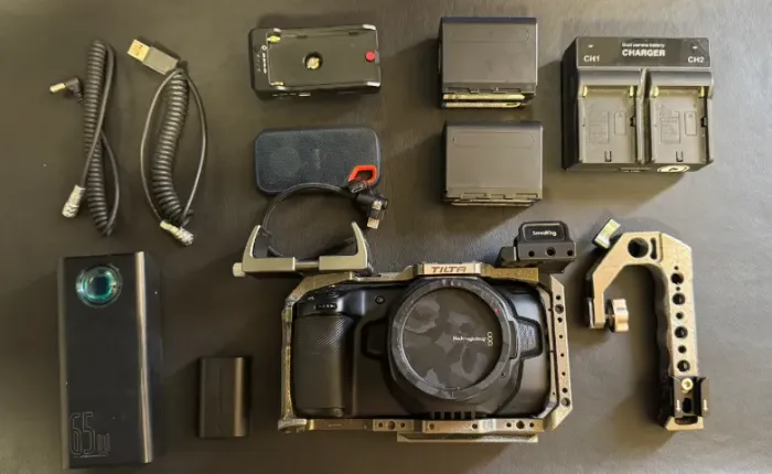 Blackmagic 6k + Acessórios