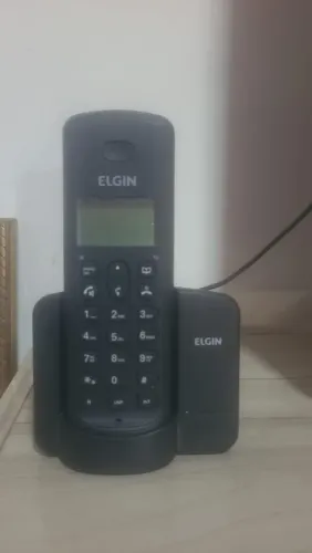 Telefone Sem Fio Elgin Tsf8001 - Identificador De Chamada Vi Preto
