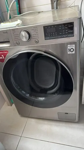 Máquina Lava e Seca LG Vivace 11kg/7kg Inox com Wi-Fi (ThinQ AI) - Perfeito Estado!