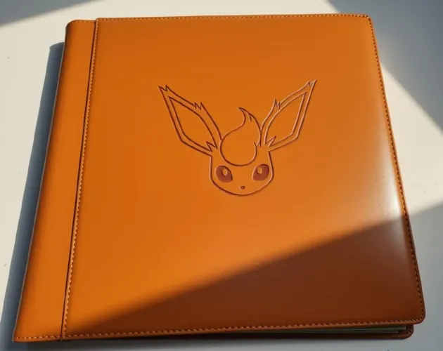 Fichário fixo - SUN & MOON EVEE GX gift box - FLAREON 12 Bolsos