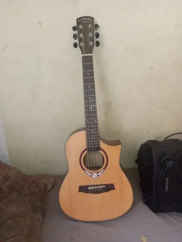 Violão strinberg est 1985 quality guitars f-42c cordas de nilon