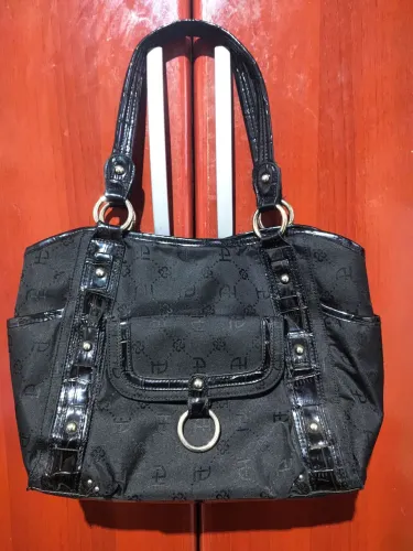 Bolsa Ana Hickmann Preta Monograma Original - 2009