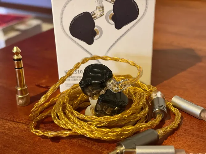 Kz ZS10 Pro X + adaptador USB C