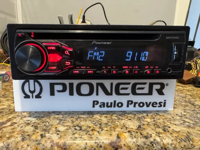 Rádio Pioneer DEH-X1850UB MIXTRAX Com Bluetooth