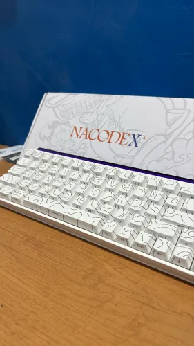 TECLADO NK68 NOVO BRANCO