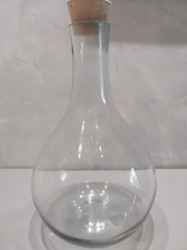 GARRAFÃO DE VIDRO DECORATIVO - 46CM DE ALTURA