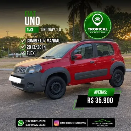 Fiat Uno WAY 1.0 Flex 6V 5P 2014