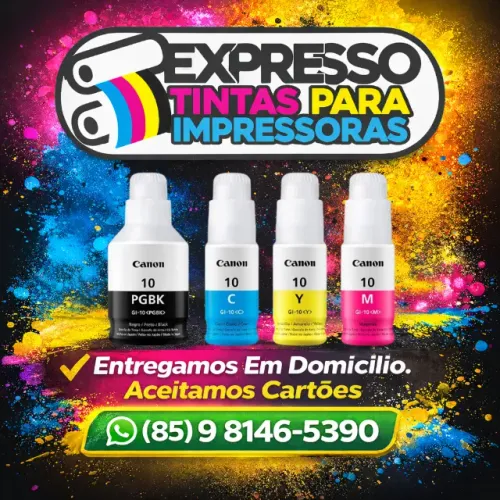 Tintas Para Impressoras Canon G3010 G3110 G3111 G6010 G7010 G4110 G3160 Dentre Outras.