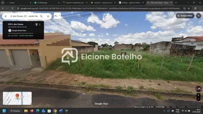 Terreno Residencial à Venda | 350 m² em Jardim das Palmeiras, Uberlândia