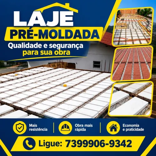 Laje pré moldada
