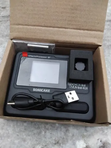 Sonicake Pocket Master mini guitarra baixo amp 100 + multi-efeitos "tela lcd colorida bate