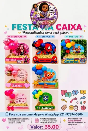 Caixa cenário 