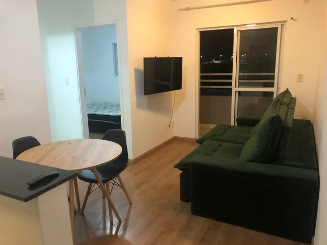 Apartamento mobiliado no Alpha Club, 2 dormitórios, suíte e 2 vagas no Campolim