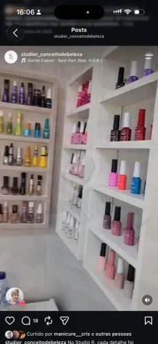 Expositor de esmalte