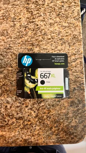 Kit Cartucho Hp 667xl Original Preto E Colorido - novo e lacrado