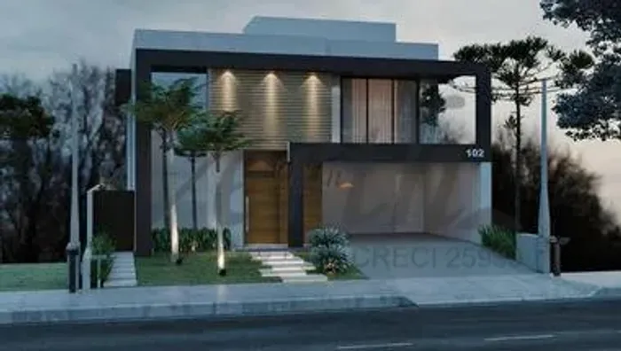 Casa Alto Padrão com 350m² de 3 suítes à venda em condomínio Green Park - Hortolândia - SP