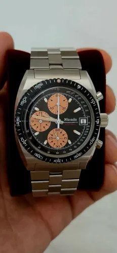 Nivada Grenchen Chronosport Mecaquartz Salmon 77002Q45 ? Edição Limitada