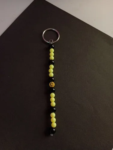 Chaveiro de Miçangas "Smile"