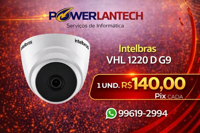 Câmera Intelbras VHL 1220 Dome G9