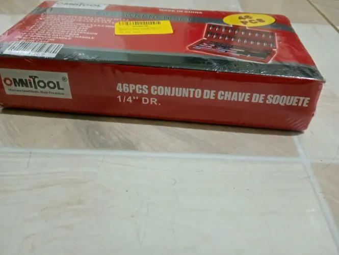 Kit chave catraca 46 peças para manutenção